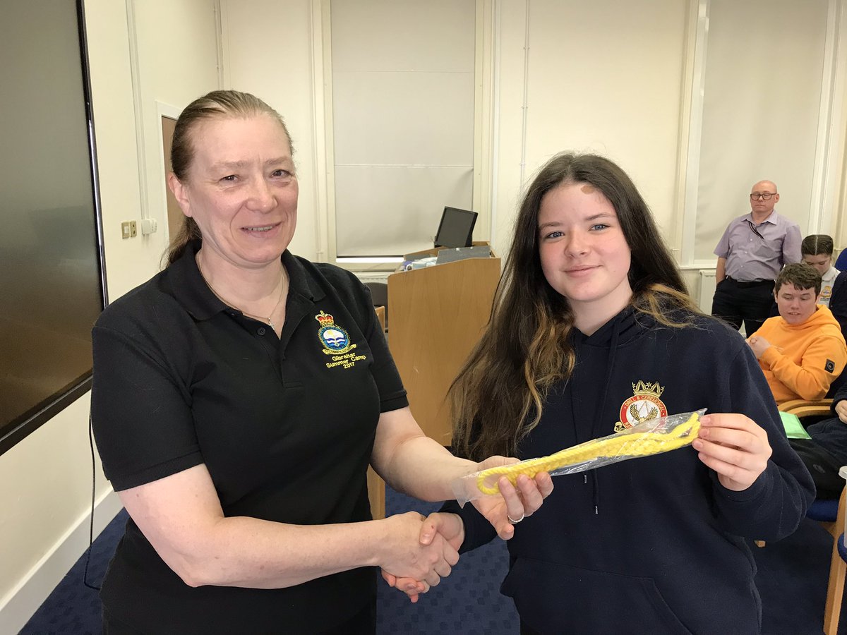 SNIRAFAC's tweet photo. The RTO, Sqn Ldr Margaret Greer was pleased to be able to present Sgt Kaya Buchan &amp; her Crocs, 1019 Sqn @censcotwing the Methods of Instruction lanyard!!!! @rto_sni https://t.co/e6vVmeL4UX