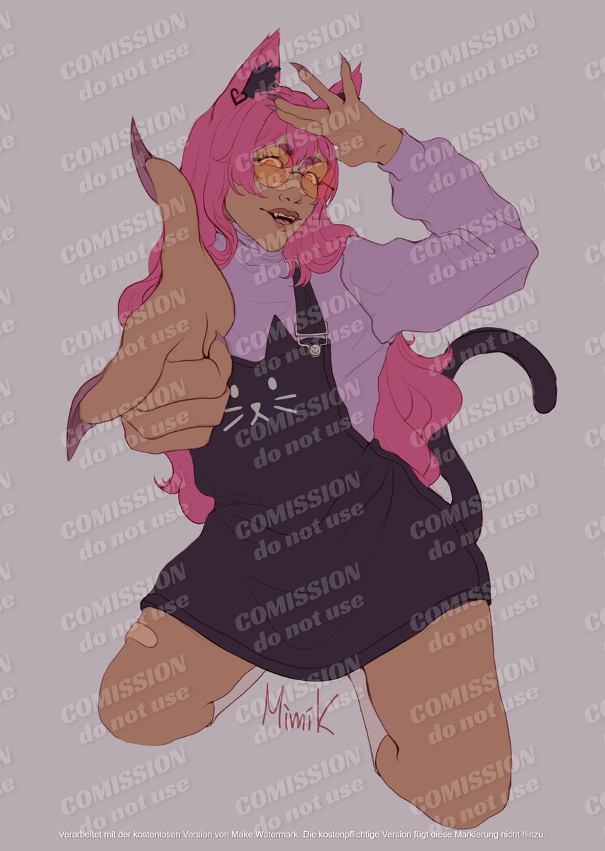 M1m1K__'s tweet photo. I got comissioned by the literal angel @DanaruChanuwu ! 🩷
I had a lot of fun drawing her OC even though I wasn't able to capture her original cuteness. I'm very happy with how it turned out and I hope y'all are too! https://t.co/ztcXMLcZwN
