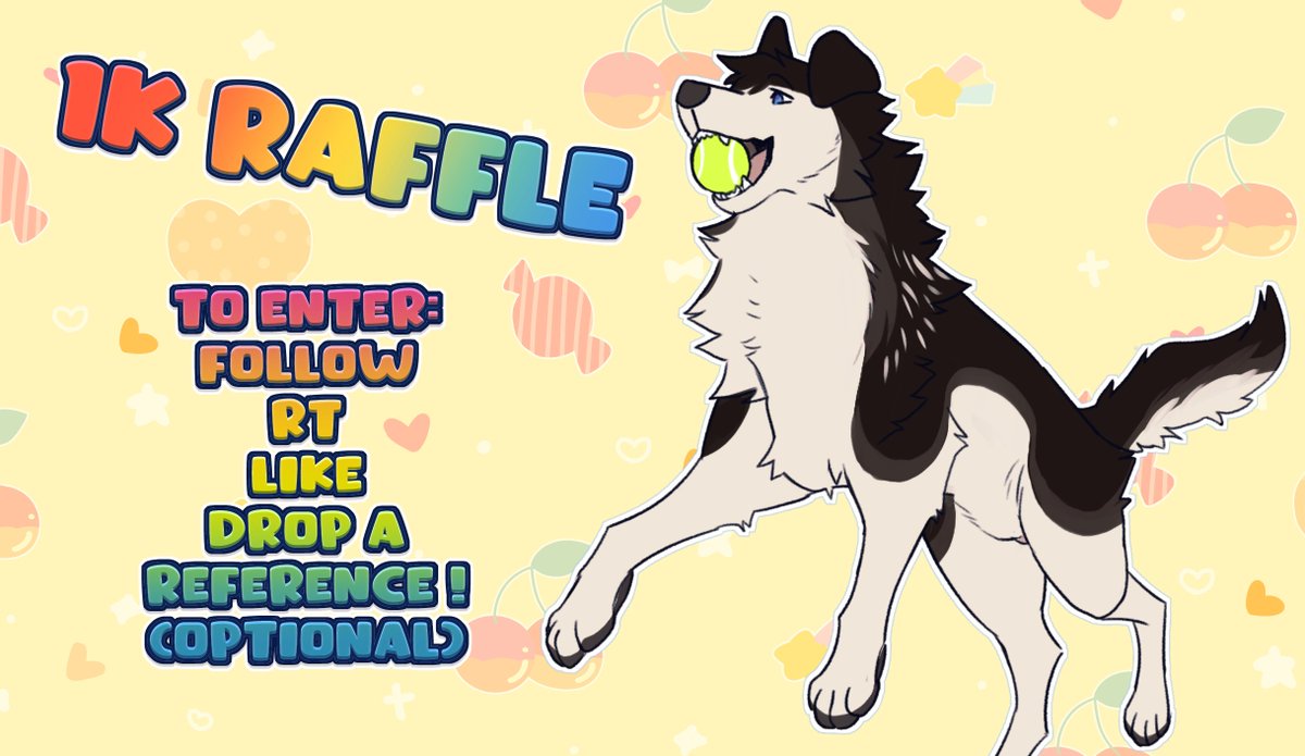 1K RAFFLE!

ENDS WHEN I REACH 1K FOLLOWERS! 🐾
