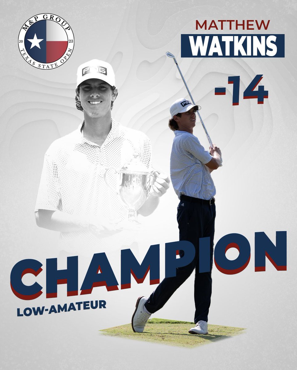 NTXPGA's tweet photo. Congratulations to Zach James the 53rd M&P Group Texas State Open Champion!๐
#ntpga | #TexasStateOpen https://t.co/BeavNDtJqx