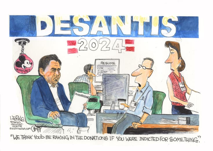 John Deering, The Arkansas Democrat-Gazette #DeSantisIsADangerToTheUSA