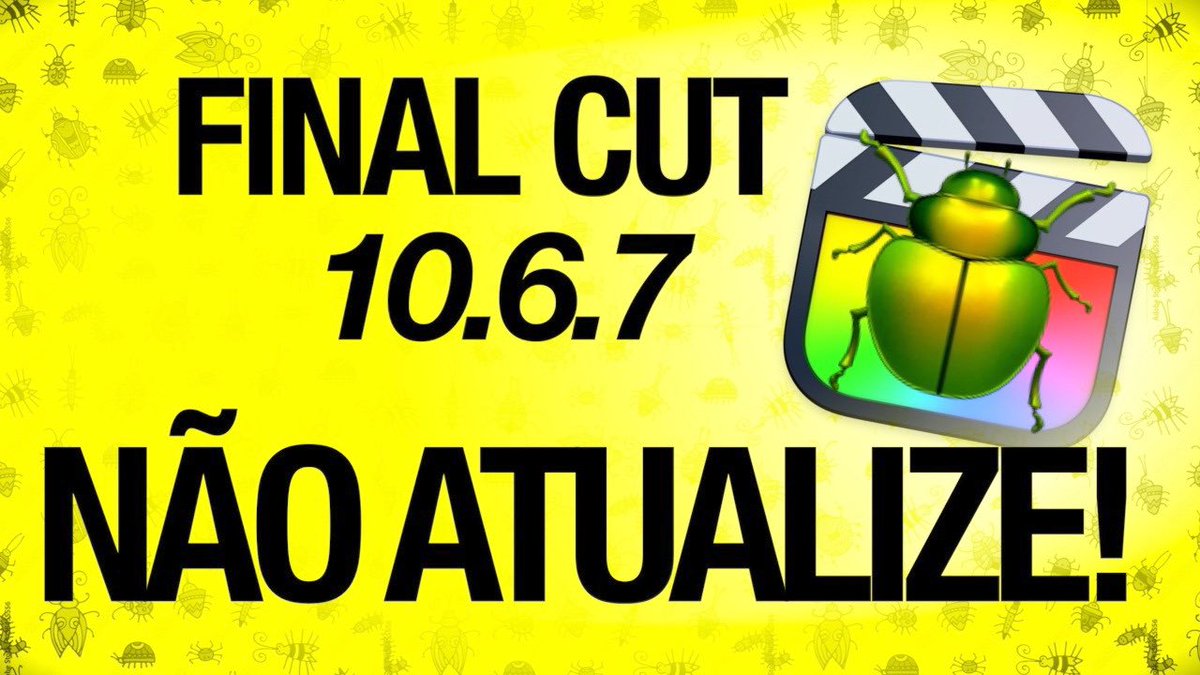 falandofinalcut's tweet photo. NÃO ATUALIZE o FINAL CUT para a versão 10.6.7!
https://t.co/ieaLggaaJr https://t.co/gO9kpxPh9Z