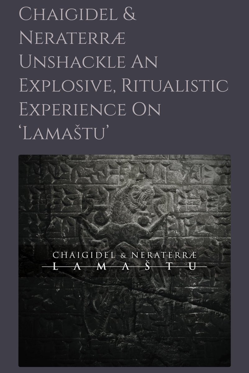 Check out my latest review of ‘Lamaštu’ by Chaigidel &amp; Neraterræ:

thedungeonindeepspace.com/2023/07/28/cha…
