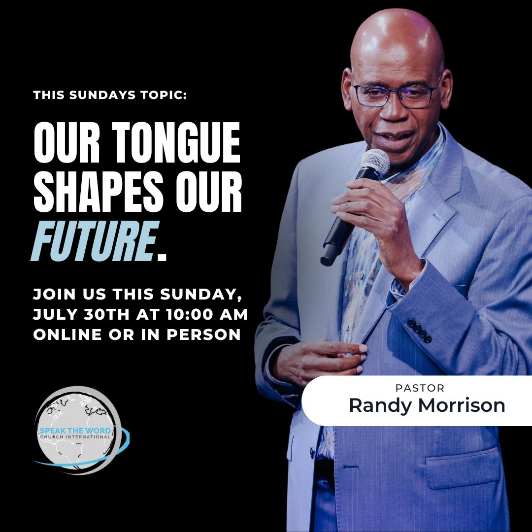 SpeakTheWordInt's tweet photo. Join us this Sunday! https://t.co/is9PVFKtV3