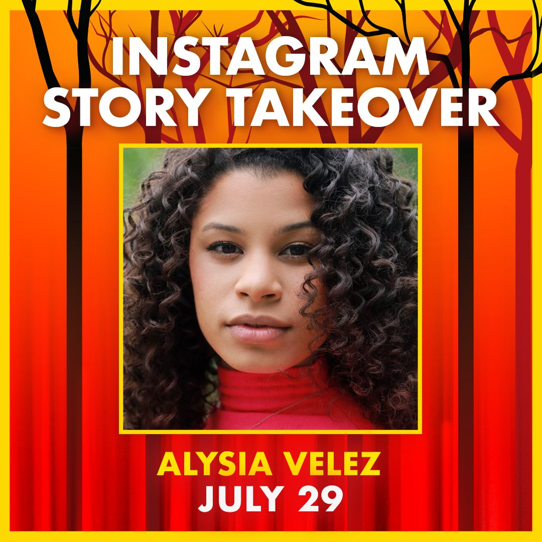 Celebrate our final weekend in the woods with a takeover by Alysia Velez all day today!