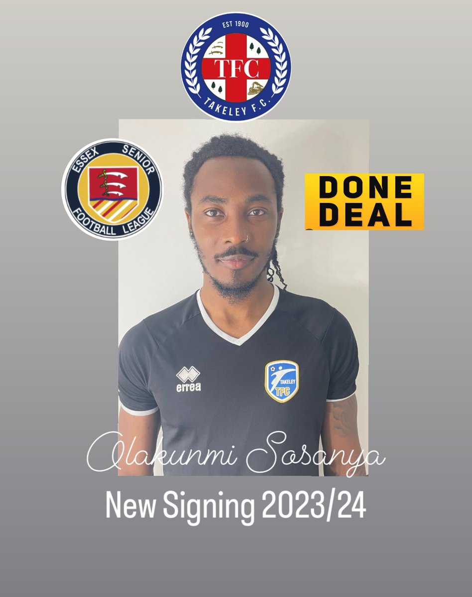!!NEW SIGNING!!

Please Welcome - Olakunmi Sosanya

Kumi a familar face to some returns a more mature player with a great work ethic that will prove invaluable to the squad