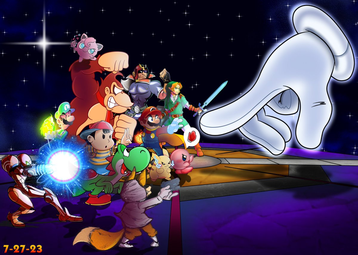 ajspillz's tweet photo. “Something’s gone wrong in the happy-go-lucky world of Nintendo.”

#SuperSmashBros #Nintendo https://t.co/5ITzlYBsww