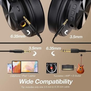 Yan_B38's tweet image. if you want to enjoy your music or a simple movie buy these incredible value Oneodio – A70 Fusion Bluetooth 5.2 Earphones, Hi-Res Audio Stereo Headphones, Over Ear Wireless Earbuds, 72H Professional DJ Recording Monitor.
s.click.aliexpress.com/e/_DDJaOMx
#earphones #headphones #Oneodio