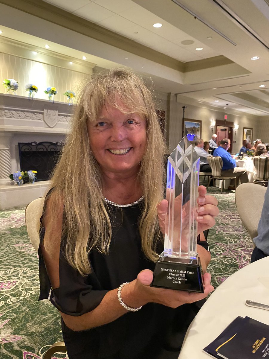ShakerGTrack's tweet photo. Congratulations to Coach Marbry Gansle on being inducted in the New York State Public High School Hall of Fame! https://t.co/5hU14Tatni