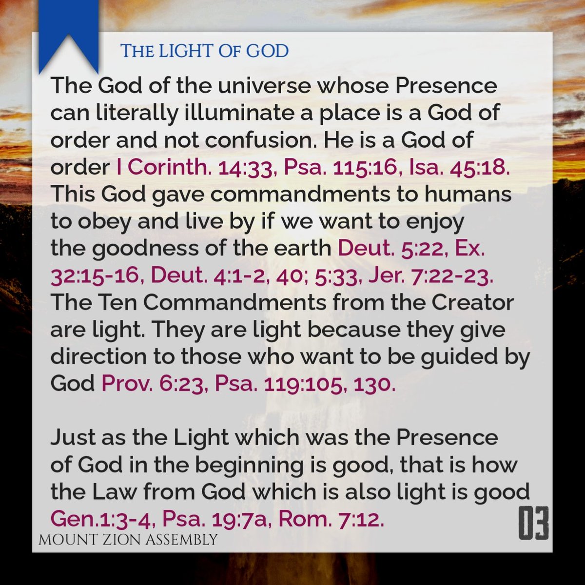 The light of God in the midst of the darkness upon the earth

Part1

#BIBLE #BIBLESTUDY  #Christ #BIBLETRUTH #lawofGod #christian #religion #law #God #truth #bibleinterpretation #holybible #church #MOUNTZIONASSEMBLY  #gospel #gospelofthekingdom #biblecommunity #world #Jesus #life