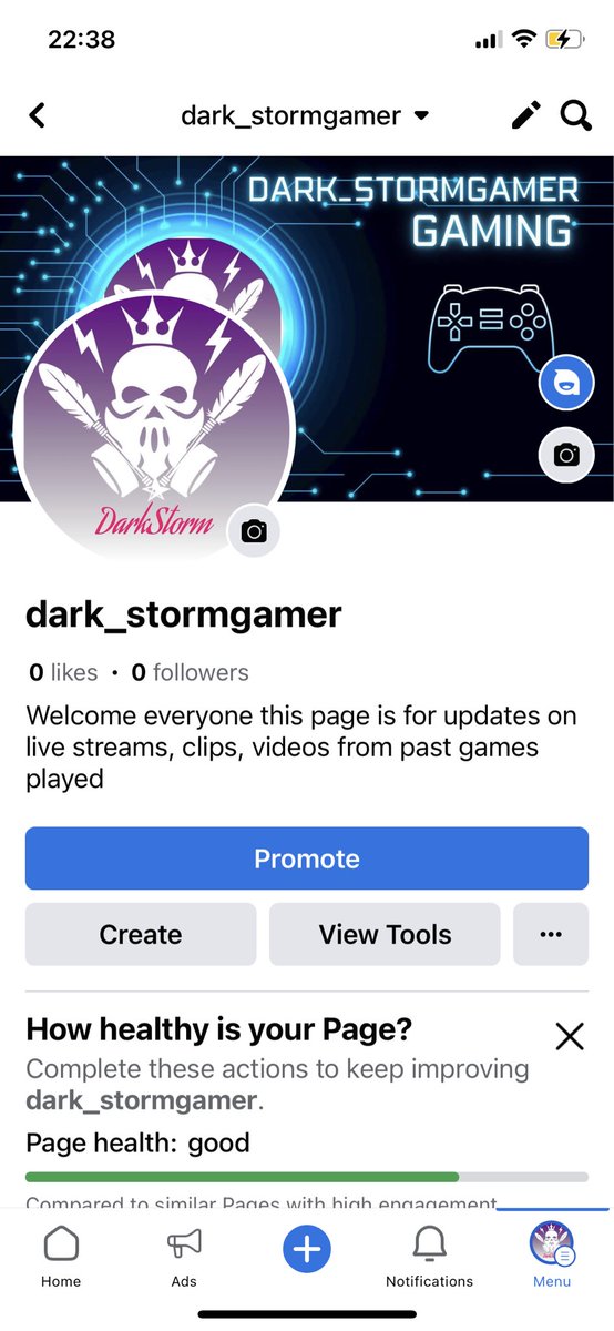 DStormgamer's tweet photo. New Gaming Facebook Channel go drop it a follow, there’ll be live stream updates. Clips and videos from previous streams and past games played and much more 😊🤗 https://t.co/zMkMgtZ5cl
