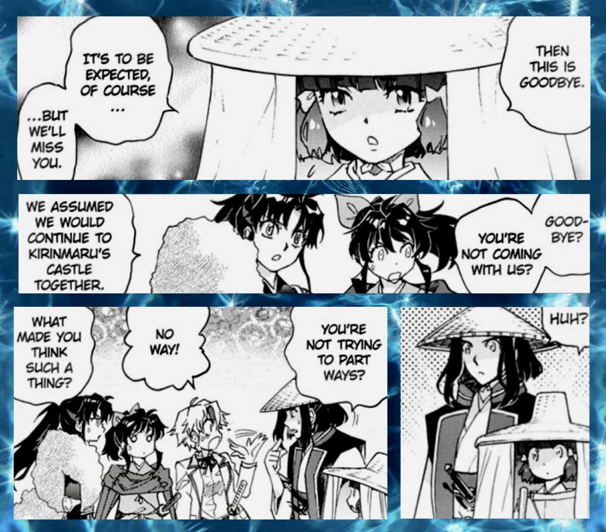 💜We Stick Together💜 #rion #riku #towa #setsuna #moroha #HanyoNoYashahime #manga