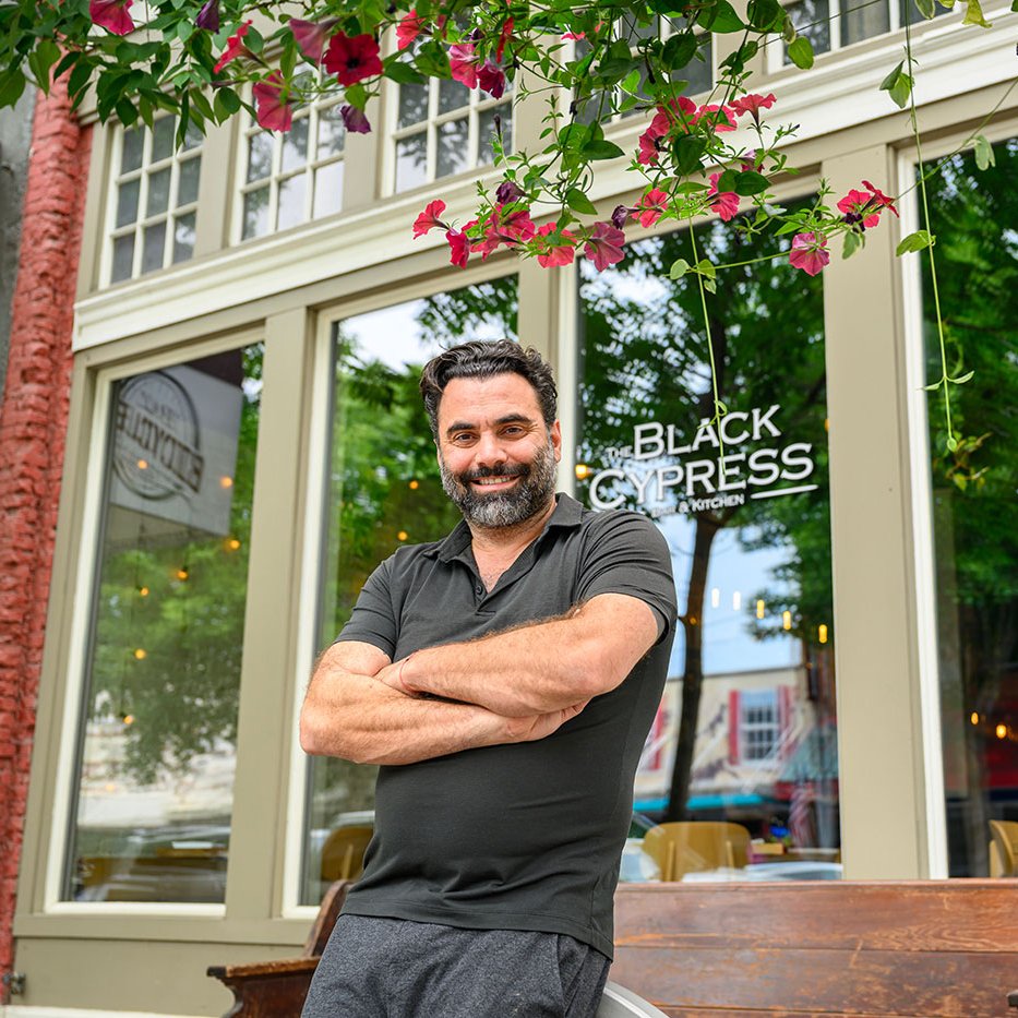 wsmagazine's tweet image. The Black Cypress, #Pullman’s downtown fine dining establishment, was a finalist for the 2023 @beardfoundation award for outstanding hospitality. Owner Nikiforos “Nick” Pitsilionis is a former #WSU employee and grad student. In the next issue of @wsmagazine, out soon! #GoCougs