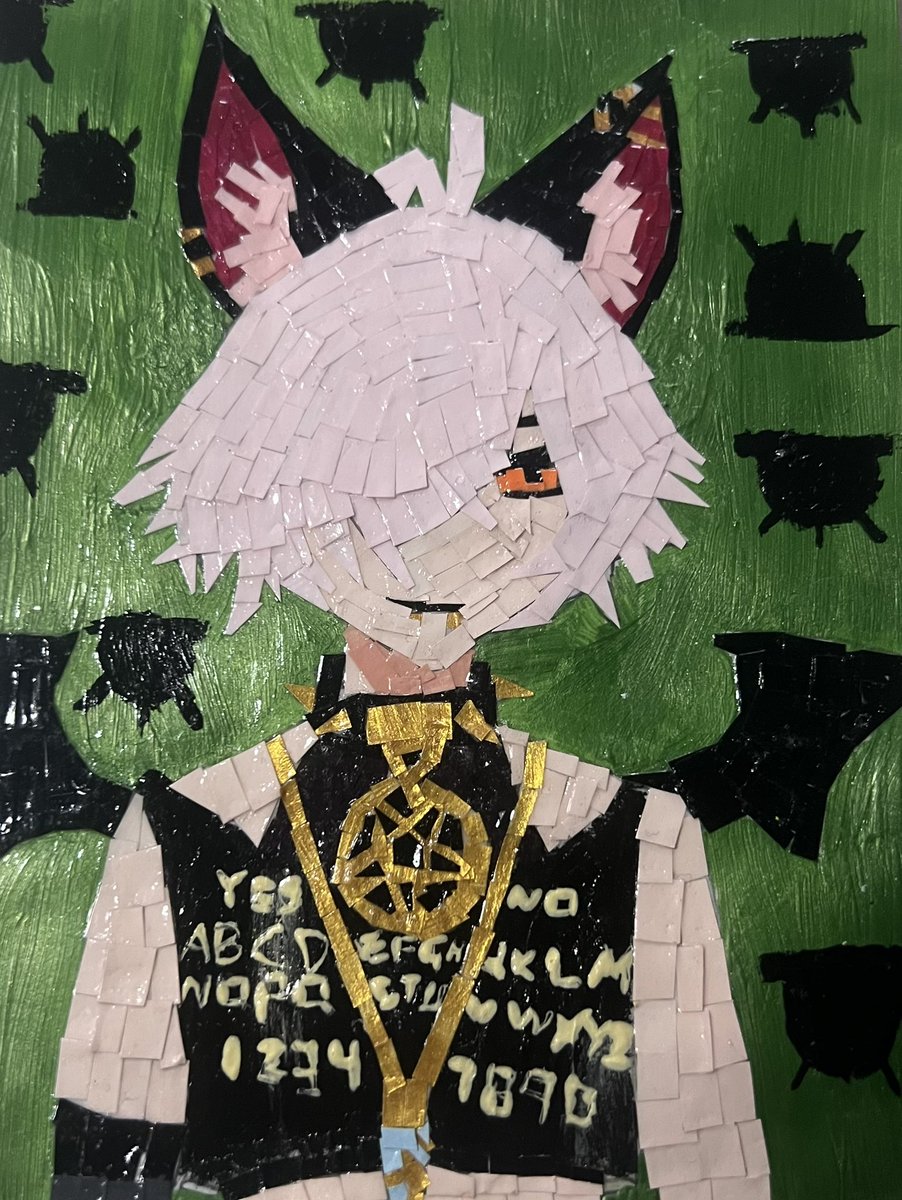 NarinsCC's tweet photo. KhazHollows Collage took 1 day #collage #vtuber #catboy #khaz https://t.co/X5WNBzup38