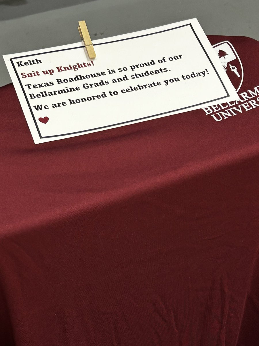 ChrisCooper_BU's tweet photo. Great having our friends from @texasroadhouse in Knights Hall today for their quarterly meeting! https://t.co/lYUPwMXxhH