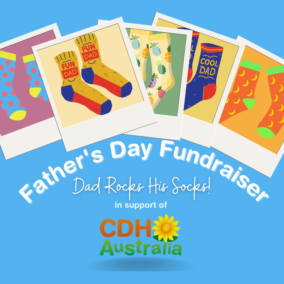 CDHAustralia's tweet photo. Dad rocks his socks!

This Fathers Day, buy Dad a pair of crazy socks he'll never forget. We're working with Jolly Soles to raise funds by selling the zaniest, coolest, most smile-provoking socks you've ever seen!
https://t.co/BIyMrO5eUL https://t.co/gDWpiW4idL