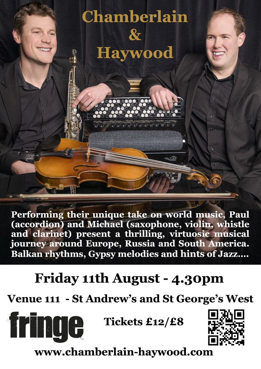 Paul Chamberlain (@_accordionist_) on Twitter photo Two weeks to go until our <a href="/edfringe/">Edinburgh Festival Fringe</a> concert on 11th August <a href="/StAGW1/">Edinburgh New Town Church</a> Looking forward to returning to perform at #edfringe with renewed energy after my amazing #hearttransplant last year. #edinburgh #livemusic #accordion #worldmusic #OrganDonation Two weeks to go until our <a href="/edfringe/">Edinburgh Festival Fringe</a> concert on 11th August <a href="/StAGW1/">Edinburgh New Town Church</a> Looking forward to returning to perform at #edfringe with renewed energy after my amazing #hearttransplant last year. #edinburgh #livemusic #accordion #worldmusic #OrganDonation