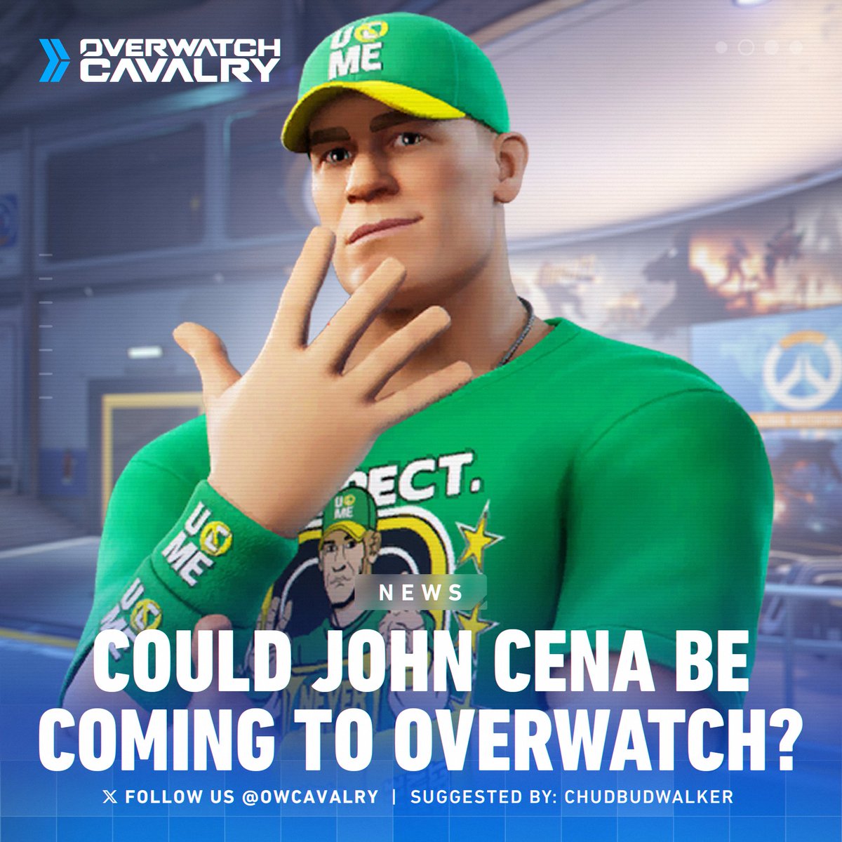OWCavalry's tweet photo. Could John Cena be Enigma from the #Overwatch2 Invasion Teasers? 💪🏼

Cryptic messages appeared on certain streams today, leading users to an image with the letters "JC" and a font called "Felix-Antony"

John Cena's full name is: John Felix Anthony Cena 👀 https://t.co/RBtlrqxZ8A