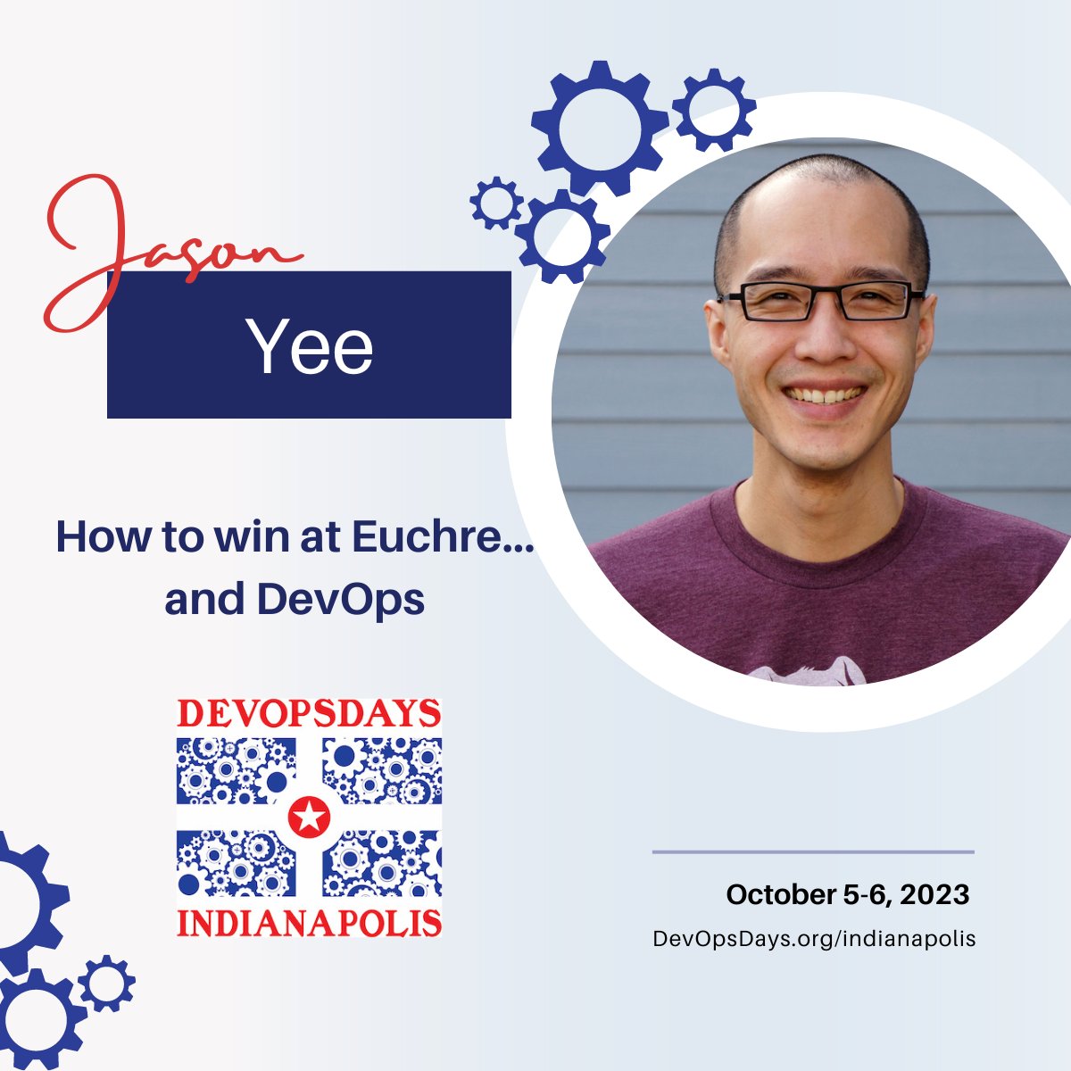 📢 We’re thrilled to welcome back Jason Yee <a href="/gitbisect/">Jason Yee</a> to the  #DevOpsIndy stage, Oct. 5-6,  2023. Jason is renowned in the #DevOps field and has been at the forefront of driving innovation and collaboration.

👉 View the full speaker lineup &amp; register at devopsdays.org/indianapolis