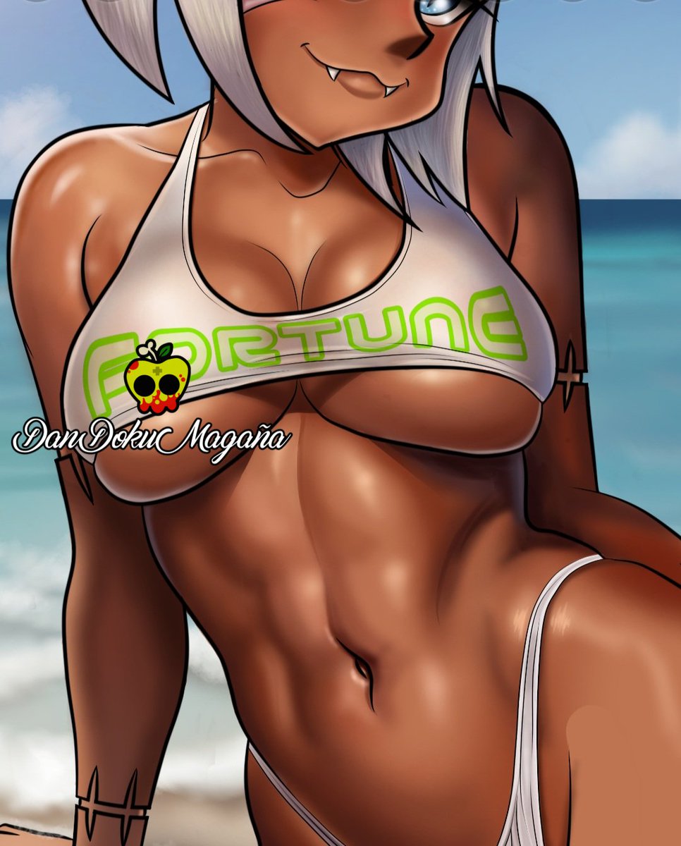 It's Friday!  
Today it's time to do abs, I don't feel stronger, but I certainly feel much better 😁
Happy afternoon everyone!

#msfortune #msfortuneskullgirls #skullgirls #skullgirlsmobile #beach #sun #sunofabeach #friday #digital #digitaldrawing #digitalwip #digitalcoloring