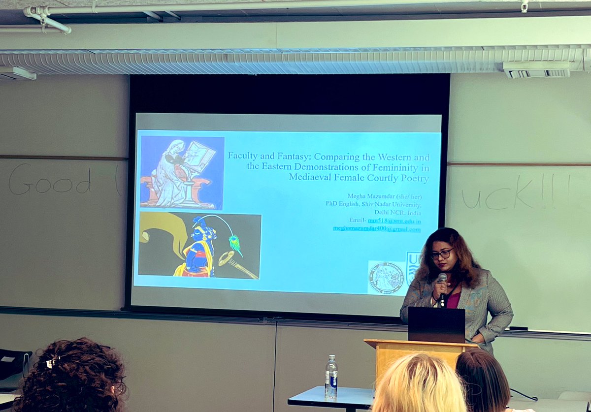 Thanks to Megha Mazumdar for a very interesting presentation that juxtaposed Marie de France and Muddupalani. #icls23