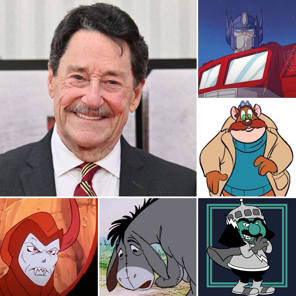 HakesAuctions's tweet image. Join us here at Hake's in wishing #OptimusPrime himself - voice acting #legend #PeterCullen - a Happy 82nd Birthday! 🥳🤖🥳
#Transformers #Ironhide #RescueRangers #MontereyJack #RainbowBrite #MurkyDismal #Eeyore #DungeonsAndDragons #Venger #voiceactor #cartoon #cartoons
