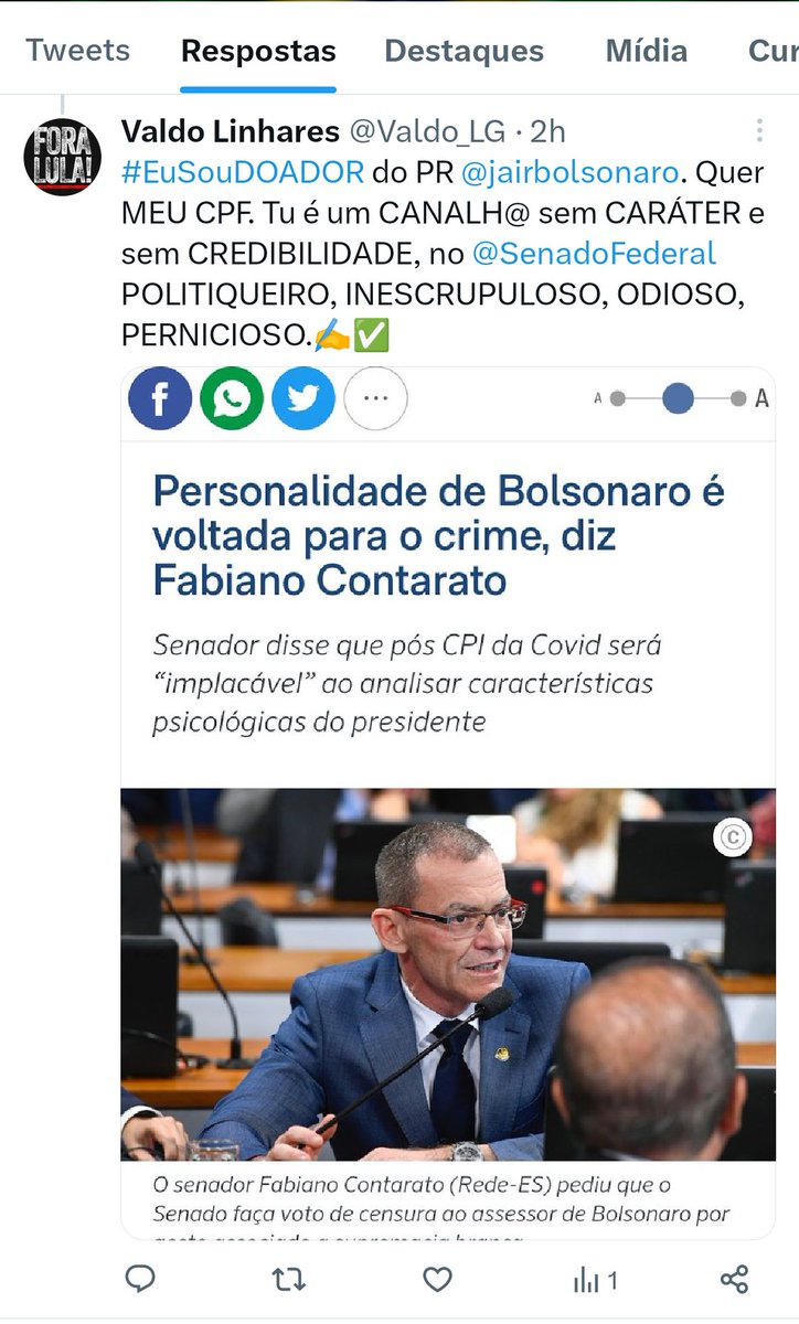 Valdo_LG's tweet image. #EuSouDOADOR do PR @jairbolsonaro.