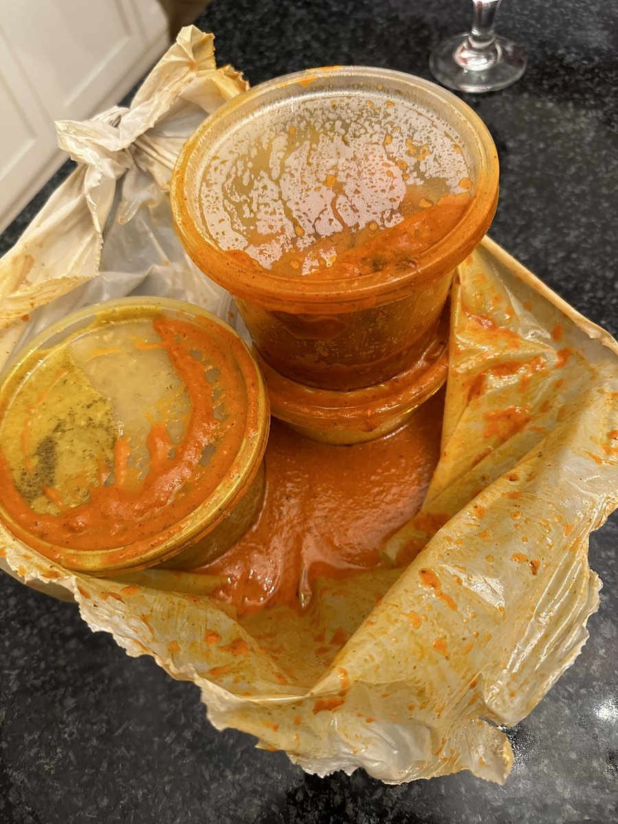 Useless @mrdfood delivery - proper curry absolutely destroyed. How appetising.