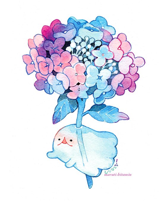 「hydrangea」 illustration images(Popular)