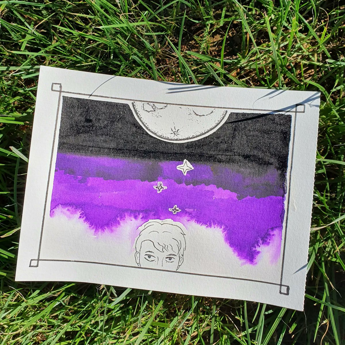 Crafting_Gaby's tweet photo. Some ink paintings I made for my HEU inktober in 2020 🎉! https://t.co/hC4sCJa6Zj