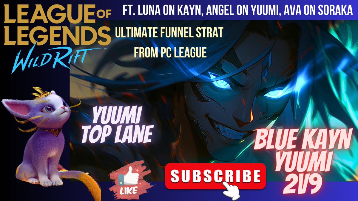 SmolAngelSup's tweet photo. https://t.co/JiWRH1fFG2
this is a video of me on the smol cat and @RiftwalkerKass on kayn tryna boost one of jhin's friends that's hardstuck gold (for good reason lul)

put the video on @Jhin_WTF channel since he's my roomie and bestie xd #wildrift #kayn #yuumi #YouTube https://t.co/Mw3b0mZ0UN