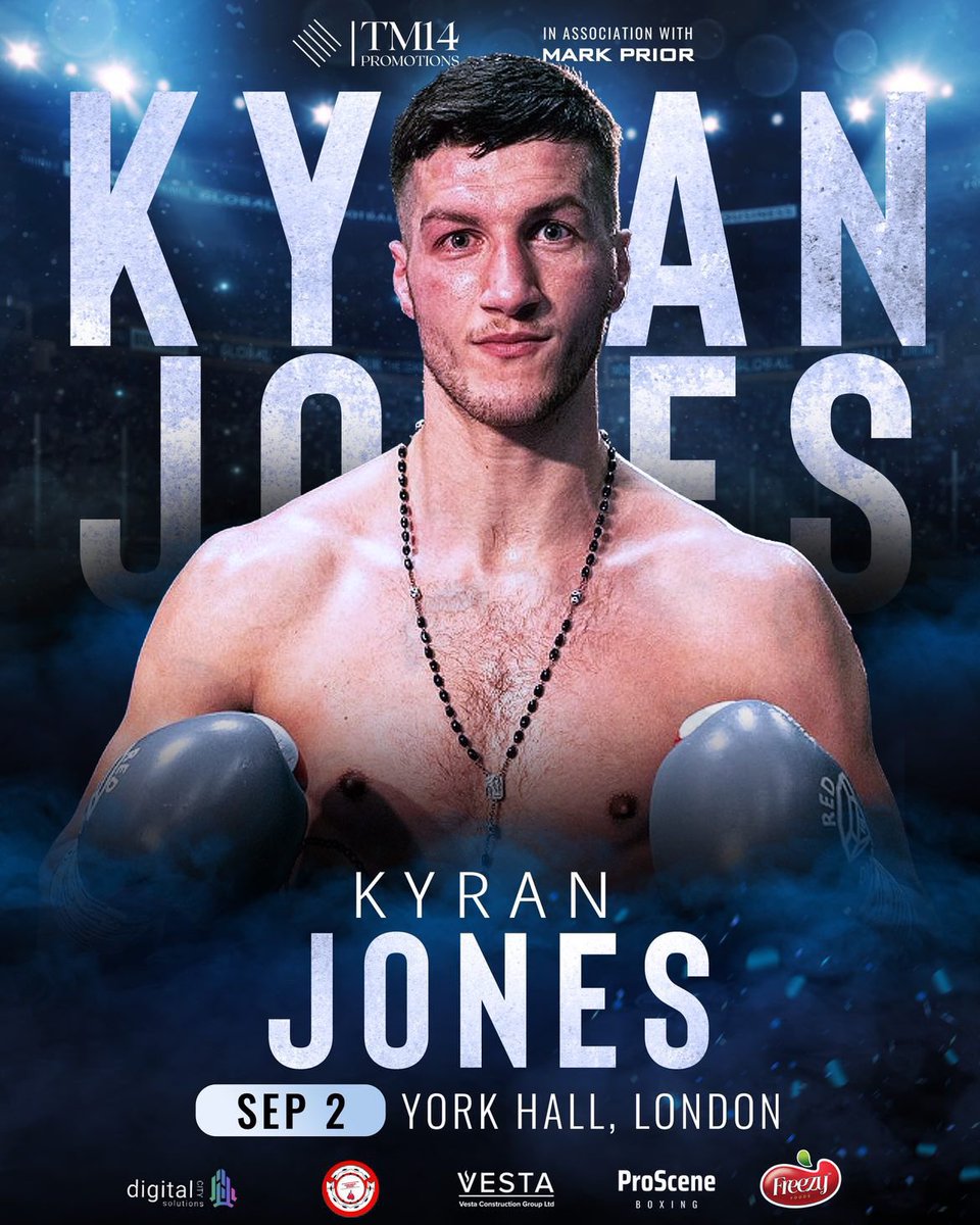 Starting ticket drop offs this weekend. Getting them all gone sooner rather than later, so I can fully focus on the fight. 5 weeks will soon be around ⏳

First away day of my professional career. Get at me for tickets and don’t miss out on a big night at York Hall 👊🏻