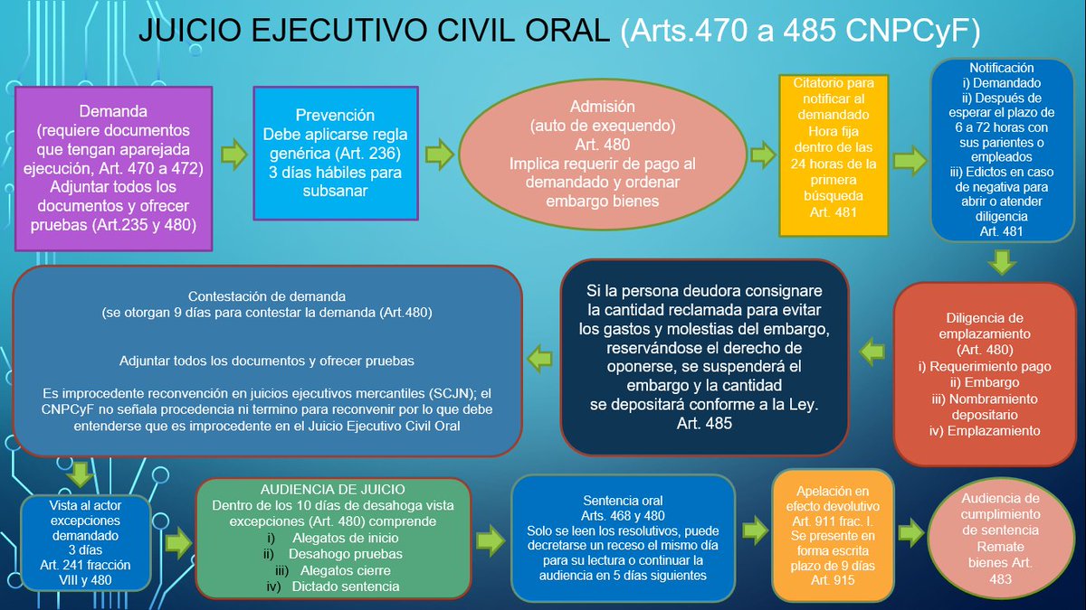 erick_mena's tweet photo. Esquemas con etapas y términos procesales del "Juicio Ordinario Civil Oral", "Juicio Ejecutivo Civil Oral", "Juicio Oral Familiar" y "Juicio de Adopción" en el nuevo Código Nacional de Procedimientos Civiles y Familiares @CNPCyF https://t.co/rKccUyRZdS