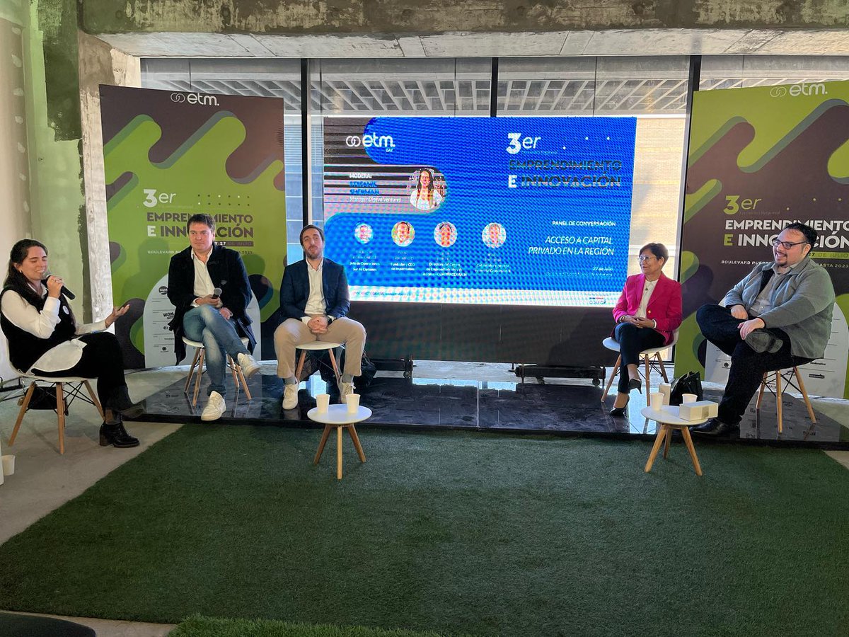 Felices de haber participado durante dos jornadas en el ETM Day de Emprende tu Mente. Logramos conectar con diferentes actores del ecosistema de nuestra región, la cual crece día a día en emprendimiento e innovación🙌