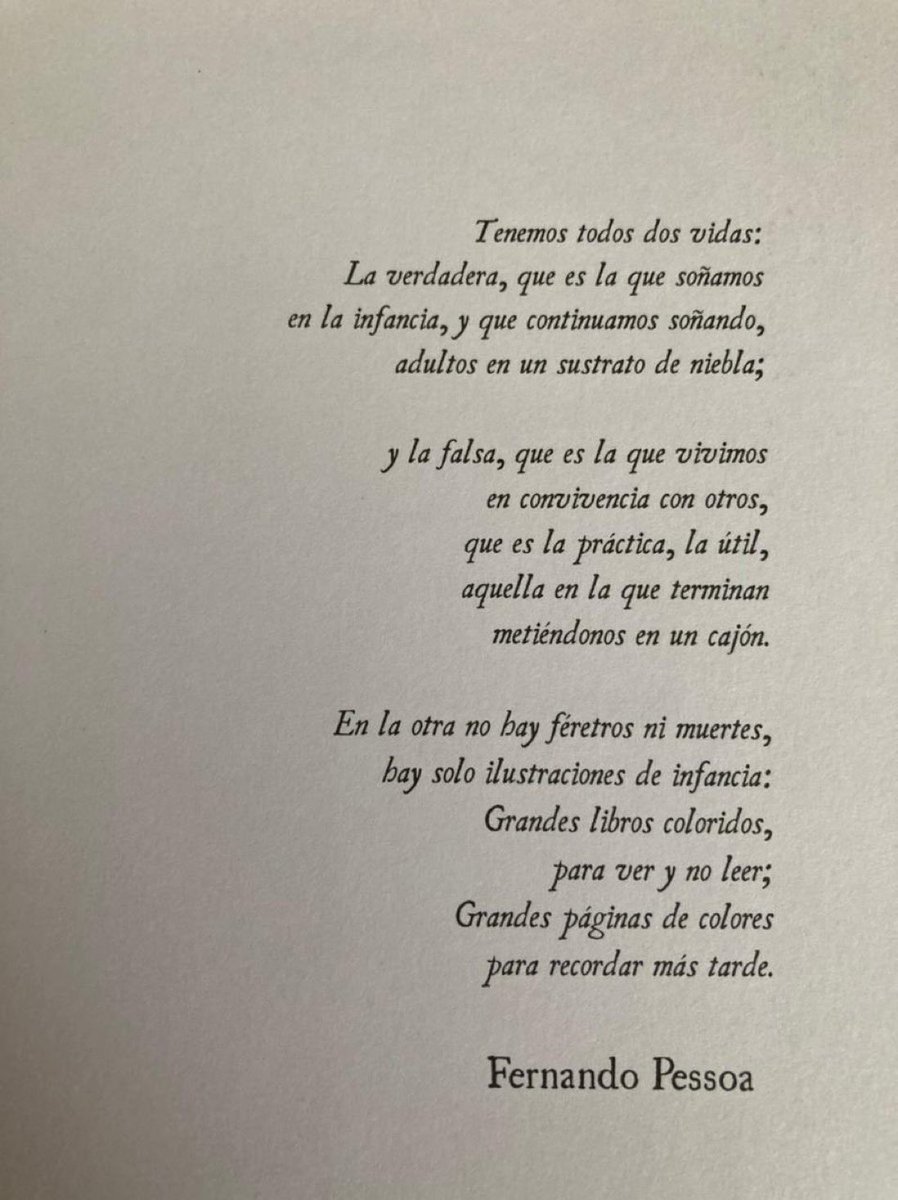 maria_mimia's tweet photo. Que jamás se nos olvide que tenemos dos vidas

Fernando Pessoa https://t.co/4M0JhTV9Yy
