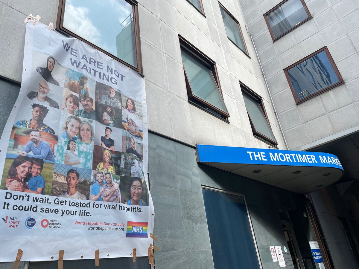 We had a fantastic #WorldHepatitisDay at @MMC_cnwl today, joining forces with our collleagues @FindandTreat to offer #HepatitisB and #HepatitisC testing on Tottenham Court Road, ably supported by our wonderful peers and our unique E-trike pop-up clinic!