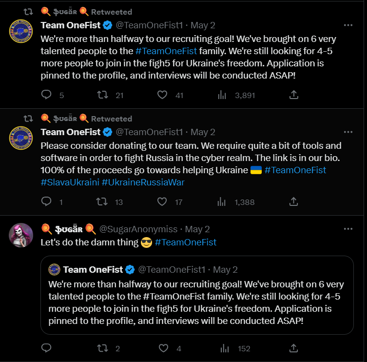 <a href="/d3xploitDK/">d3xploit3r</a> <a href="/joetidy/">Joe Tidy BBC News</a> <a href="/auryncx/">Auryn cox</a> <a href="/BrettCallow/">Brett Callow</a> Proof of OneFist scams👇👇
Can be found <a href="/ainsleyknows/">accountabilityisnow</a> &amp;
<a href="/venjuur/">일론 머스크</a> or by asking me since I have ALL DETAILS including OneFists owner Kortrights recent 8 day vacation on Ukrainian Donations!