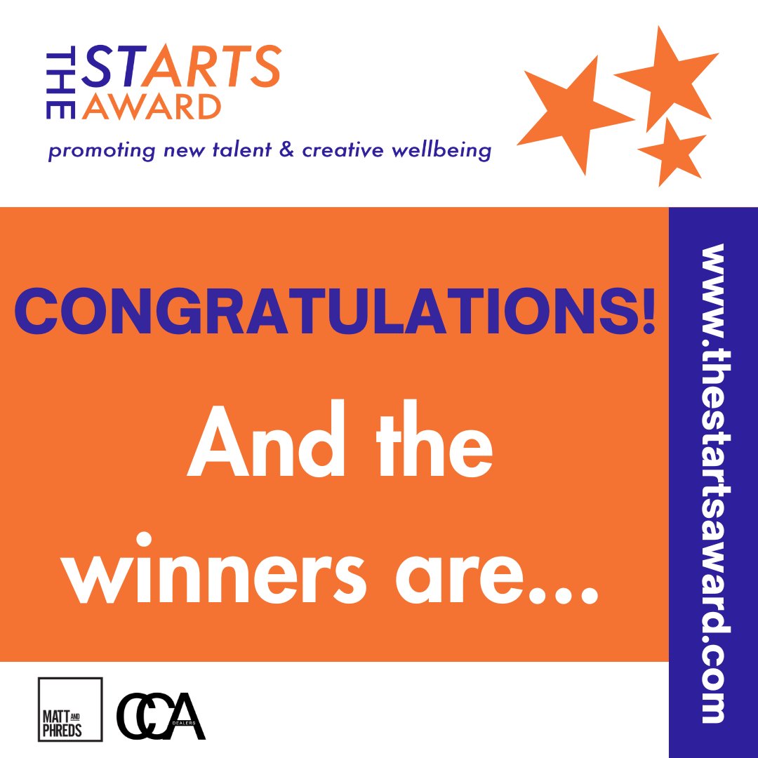 After much deliberation, the judges for The STARTS Award have chosen their 5 Winners in both the Visual Art and Spoken Word Categories. Due to the overwhelming response, the judges decided to also award 5 Commended places in each category. Visit thestartsaward.com.