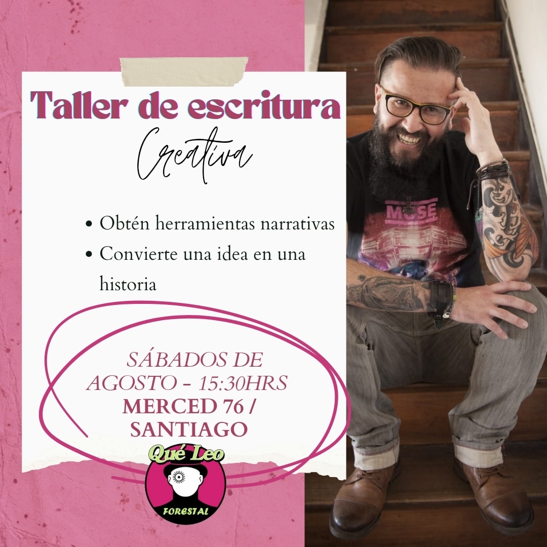 Hugo Riquelme 🇨🇱 📖📚 (@ha_riquelme) on Twitter photo Quedan 5 cupos
Todavía puedes inscribirte.
Empezamos el 5 de agosto
$40.000.-
Escribir a hariquelme.autor@gmail.com
#tallerliterario #taller #escrituracreativa #escribir Quedan 5 cupos
Todavía puedes inscribirte.
Empezamos el 5 de agosto
$40.000.-
Escribir a hariquelme.autor@gmail.com
#tallerliterario #taller #escrituracreativa #escribir