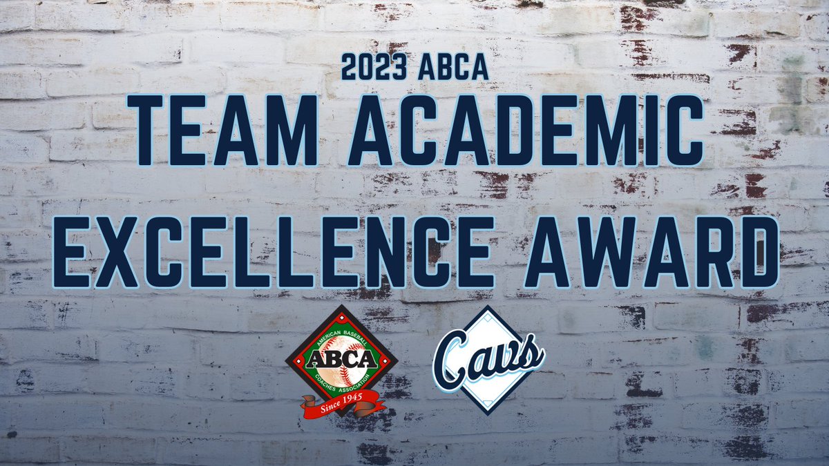 The Cavs killed it in the classroom this past Spring, earning the first ABCA Academic Excellence Award in program history! CVC Baseball was 1 of just 313 HS programs in the entire nation to receive this recognition!

<a href="/cvcathletics/">CVC Athletics</a> <a href="/ABCA1945/">ABCA</a>