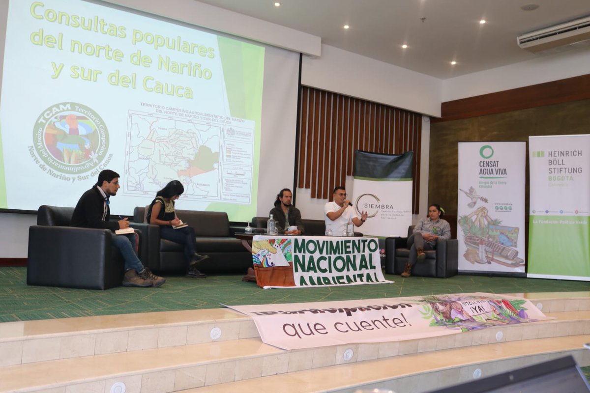 CensatAguaViva's tweet photo. #PrimerPanel 🌿 | Realizamos un balance sobre 4 experiencias de consultas populares representativas como ejercicios de democracia ambiental. En conmemoración a los 10 años de un ejercicio democrático para la #Participaciónquecuente 🧵 https://t.co/NhU4heUYhF