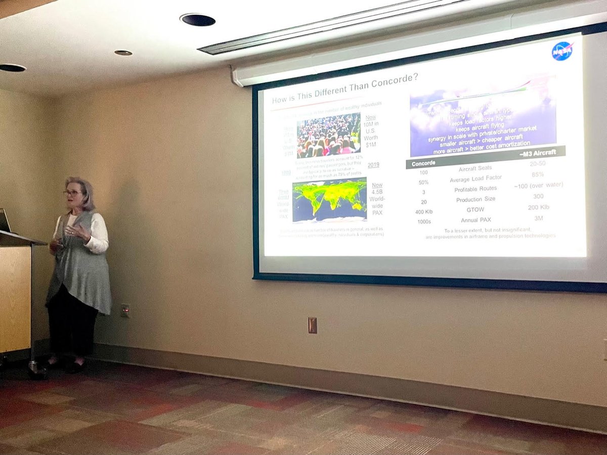 Nice turnout Tues night 7/25 for Distinguished Lecture by Mary Jo Long-Davis from <a href="/NASAglenn/">NASA's Glenn Research Center</a> who discussed   the Commercial High-Speed Transport Market and NASA's efforts in Hypersonics research. Thanks to the attendees for their enthusiasm and interaction. 

Photos by <a href="/aover1983/">Aover1</a>