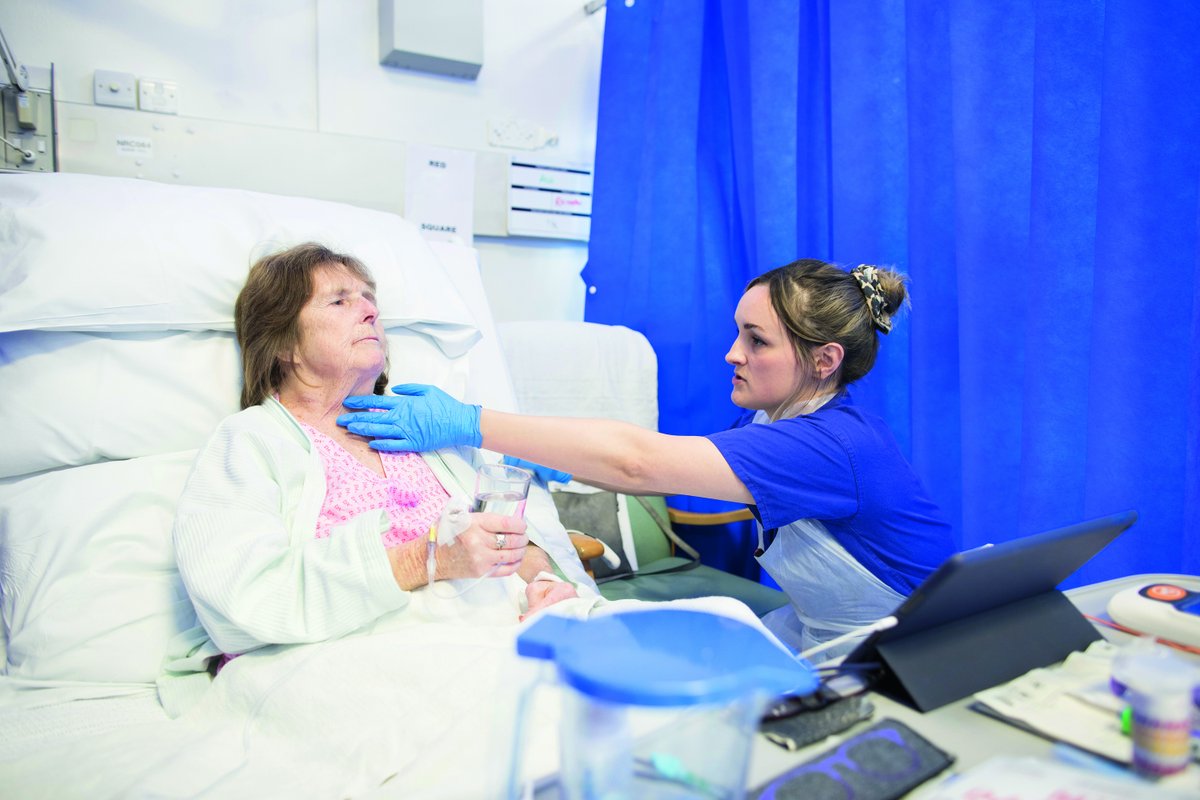 "More and more patients are surviving head and neck cancer for longer, so finding better ways to improve their quality of life is vital."

Grace McCormack joined The Royal Marsden as a Speech and Language Therapist in 2020, having begun training in 2018 👉 bit.ly/3Kk4GOm