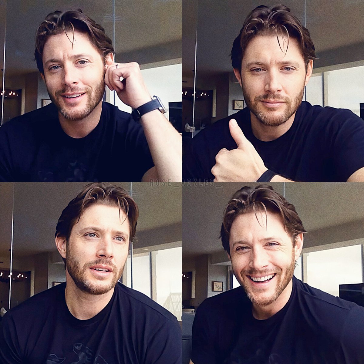 Rose_ackles_'s tweet photo. jensen ackles is simply the cutest person 🫶 https://t.co/CADKBzqhip