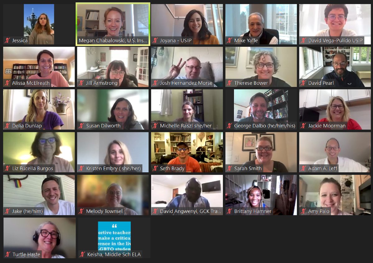 buildingpeace's tweet photo. So excited to have welcomed our 2023 Peace Teacher cohort this week with the Summer Introductory Workshop! Stay tuned for updates as we continue our work with these accomplished teachers and leaders for peace in their classrooms and communities!
#USIPPeaceTeachers #PeaceEd https://t.co/o1a8zMPd5L