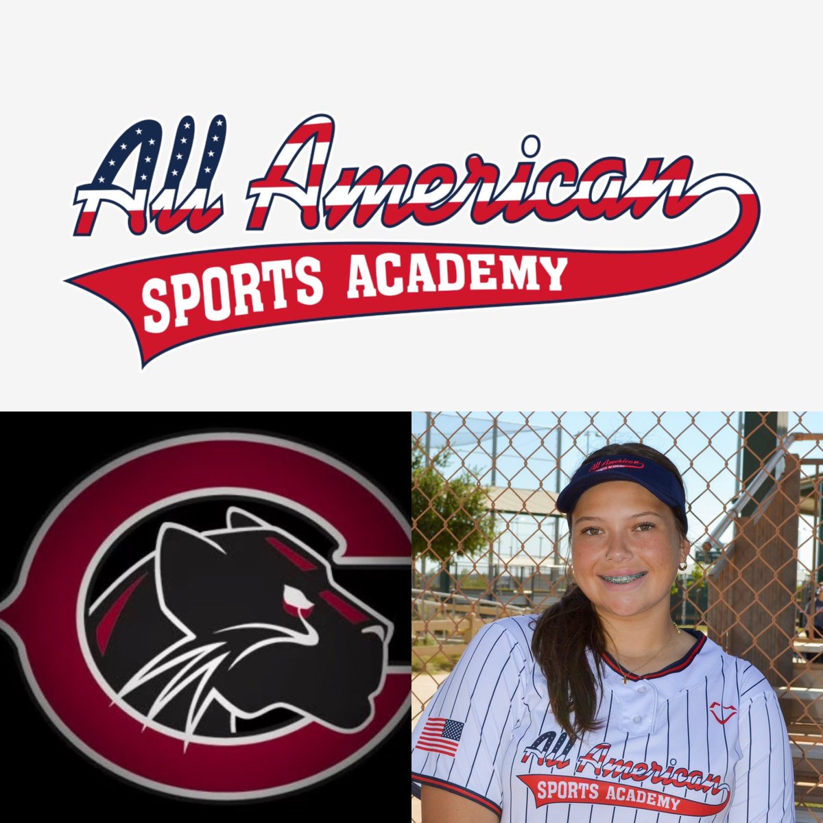 AASAAYALA's tweet photo. AASA 18U Ayala officially is proud to announce Noelle Pack verbal commitment to Chapman University to play for Coach Lloyd! We are looking forward to watching her compete for the Panthers! 🥎🥎❤️❤️ @noellepack2024  #aasaayala @noellepackk https://t.co/hWcM2bkN2p