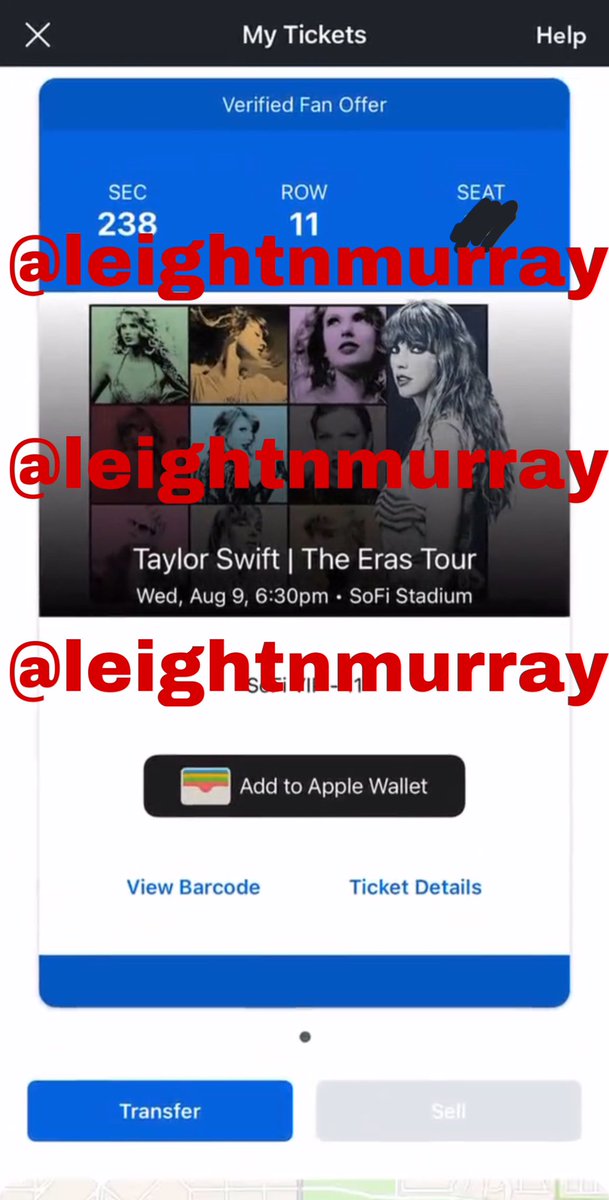 Eras Tour Resell tweet media