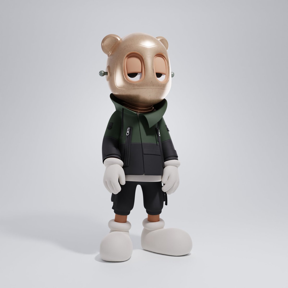 dawidx2022's tweet photo. Let’s try again... Got this beautiful Tech Jacket robot... Yesterday tweet I had to delete, got only 3 likes and no retweet, let’s see if with this we got at list 5 🤣🤣🤣

@akidcalledbeast #AKCB #BeastMode #BAGMI 🔥 https://t.co/ycbpW1NezE