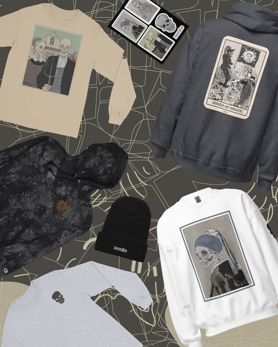 boredbyburnom's tweet photo. Save 30% OFF Everything! 

USE code: BOREDOFJULY

🔗 https://t.co/7K9IYESVxd 

#bored #artists #art #shop #skulls #graphicart #graphicdesign #tarotcards https://t.co/Pz8UvFmz3z