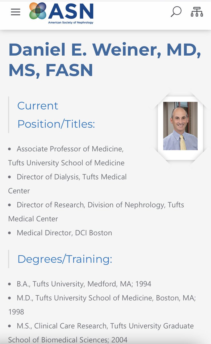 Dear friends: As you may have seen, I am running for ASN Council. I am a passionate advocate for patient-centered kidney care and research and will continue this advocacy if I am on council. Please DM me with any questions and thanks for your support.
Sincerely,
Dan